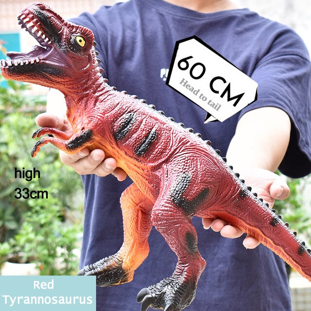 Jouet Dinosaure T-Rex Rouge Articulé